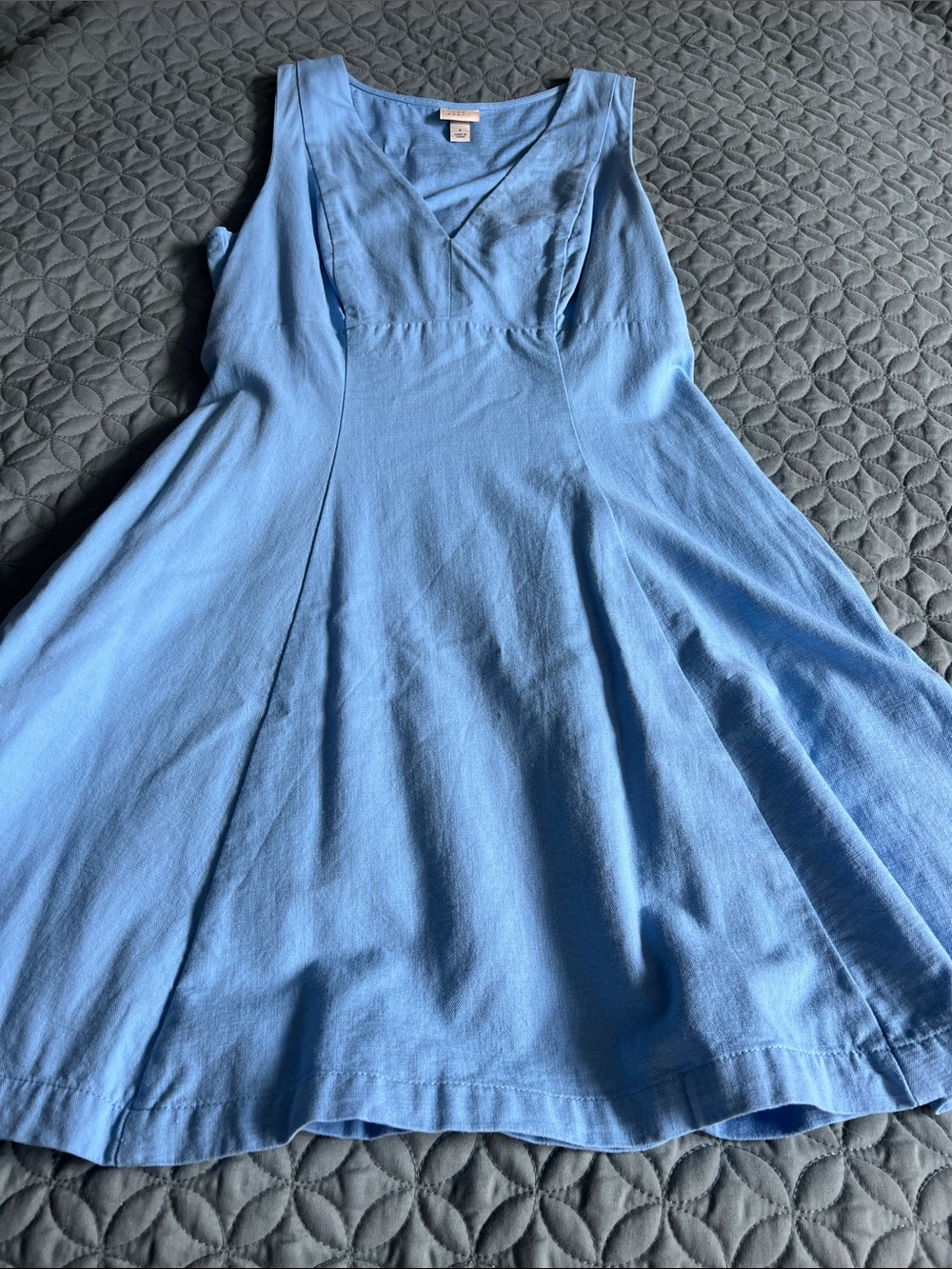 a new day Light Blue Sleeveless Fit-and-Flare Dress